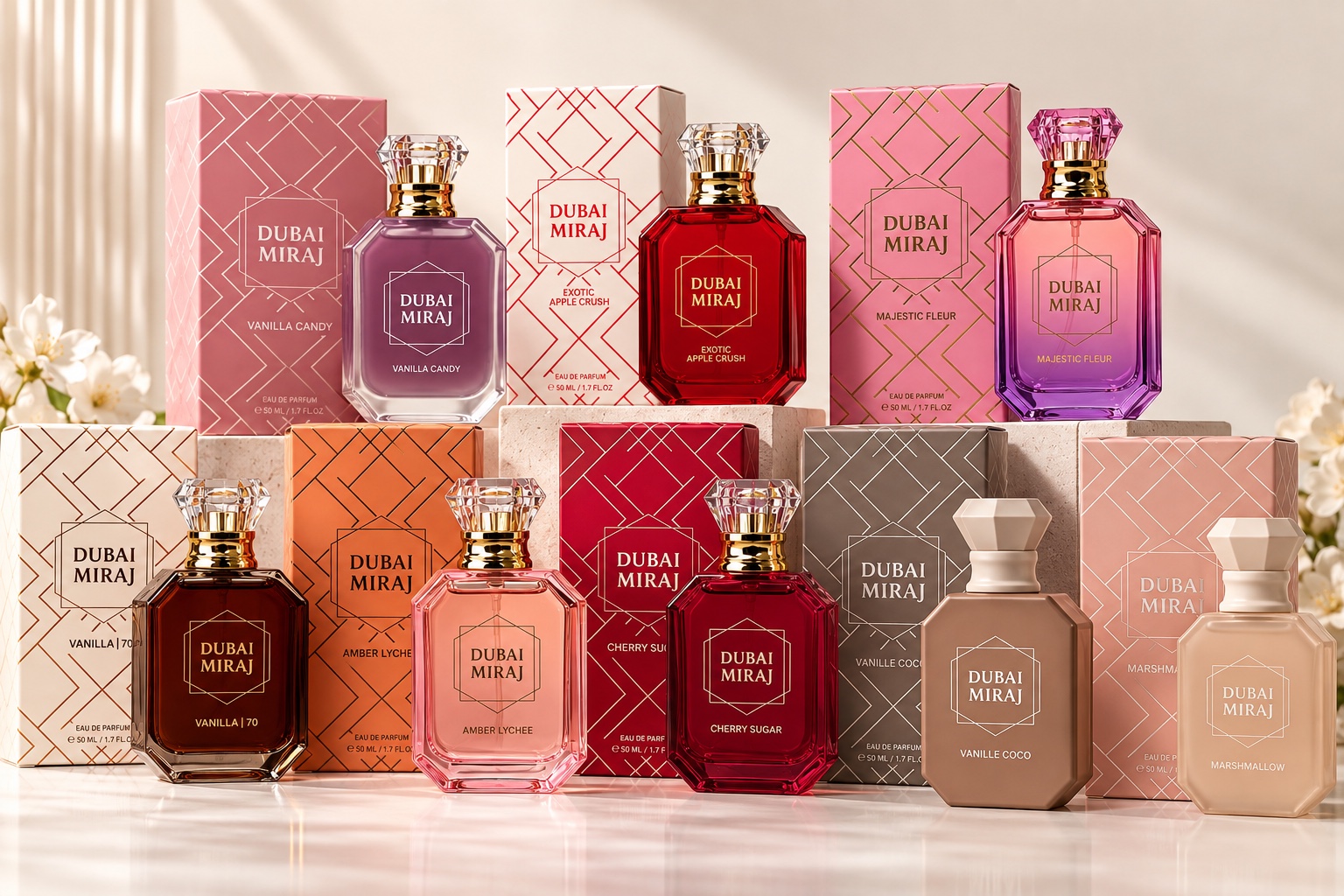 LOT DE 35 DUBAÏ MIRAJ - EAU DE PARFUM
